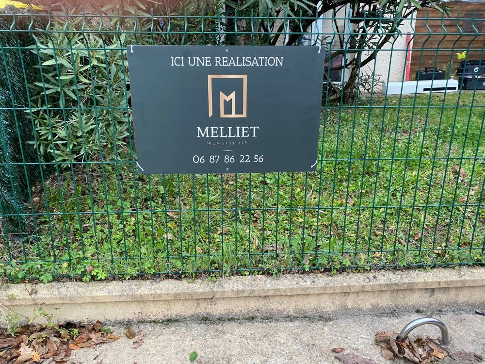 panneau de chantier - Maxime Melliet